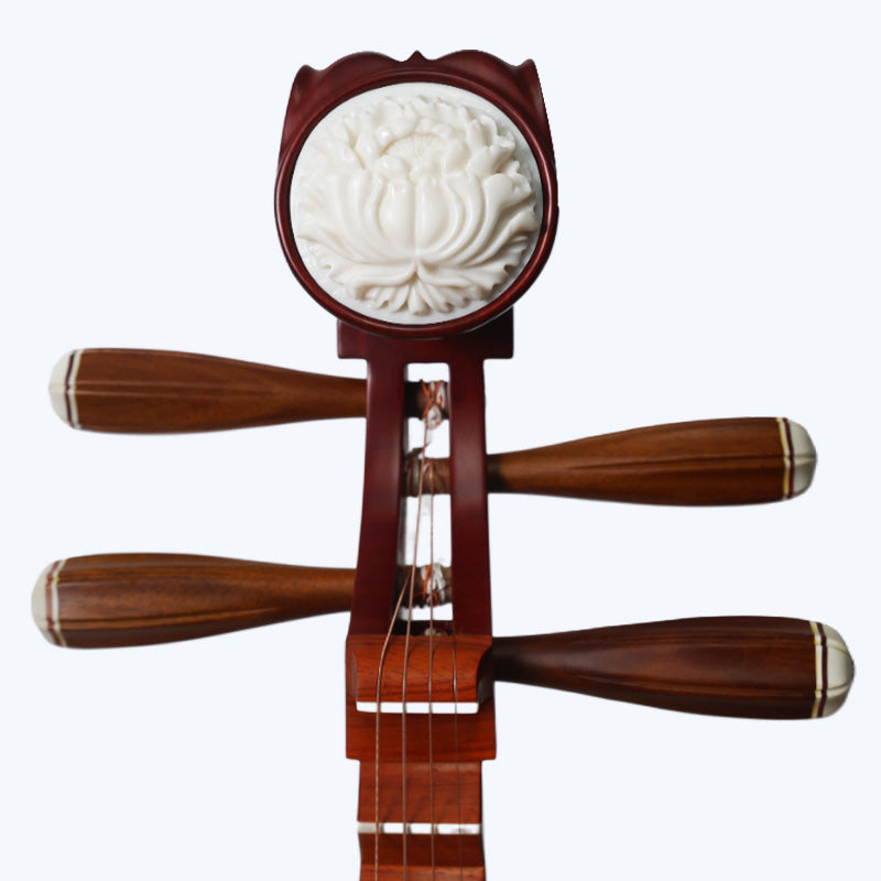 LANDTOM Yuehai Middle Size Child's African Rosewood Pipa 912S For Children Beginners, Kid Amateurs