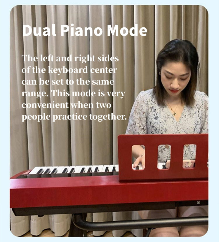 LANDTOM Intelligent 88-Key Heavy Hammer Amoy Series Digital Piano A100 Portable Electric Piano for Children Beginners and Professionals to Play Home and Outdoors