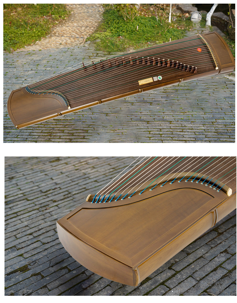 LANDTOM High Level Dragon and Phoenix Solid Nanmu with Plain Picture Guzheng (163cm) for Adults/Children/Senior/Intermediate/Beginner(N0.8813) …