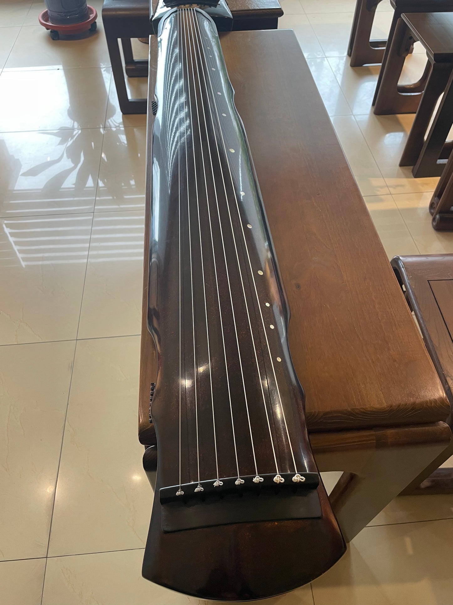LANDTOM Professional Performance Level Pure Handmade Old Fir(老杉木) Chinese Lingji Style Guqin