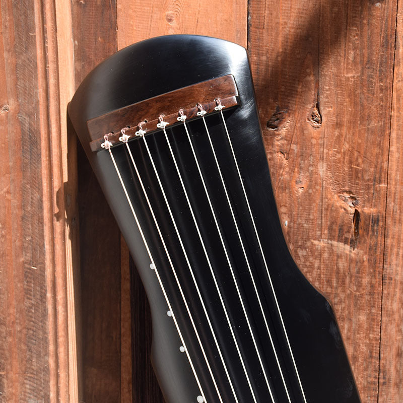 LANDTOM Lacquered Aged Paulownia Guqin - 7-string Chinese Zither (Fuxi Style)