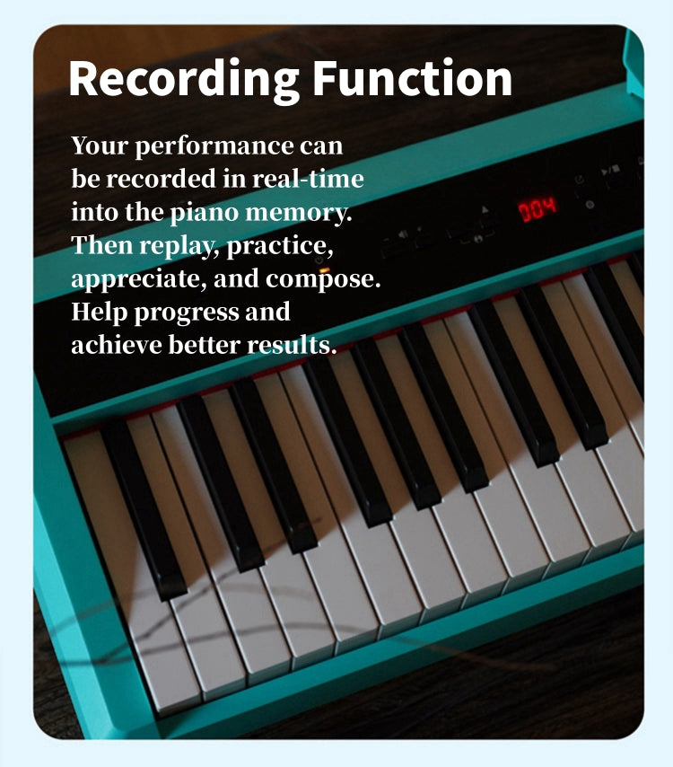 LANDTOM Intelligent 88-Key Heavy Hammer Amoy Series Digital Piano A100 Portable Electric Piano for Children Beginners and Professionals to Play Home and Outdoors