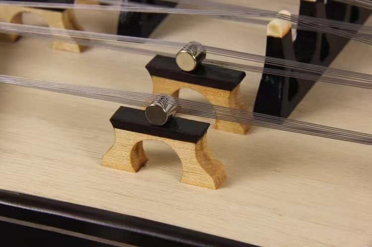 LANGTOM chicken wing wooden shell carving fairy lotus panda 402 dulcimer, professional musical instrument playing Yangqin (Chicken wing wood Lotus)