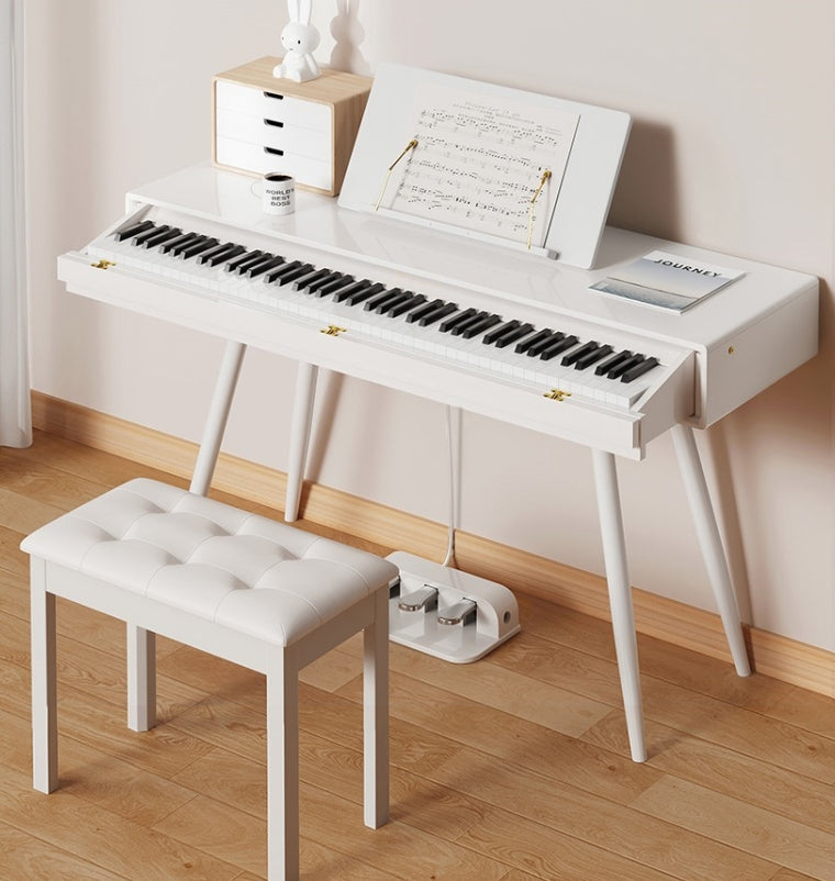 LANDTOM 88-Key Heavy Hammer Beginner Electric Piano Drawer Type Home Desk Electronic Piano