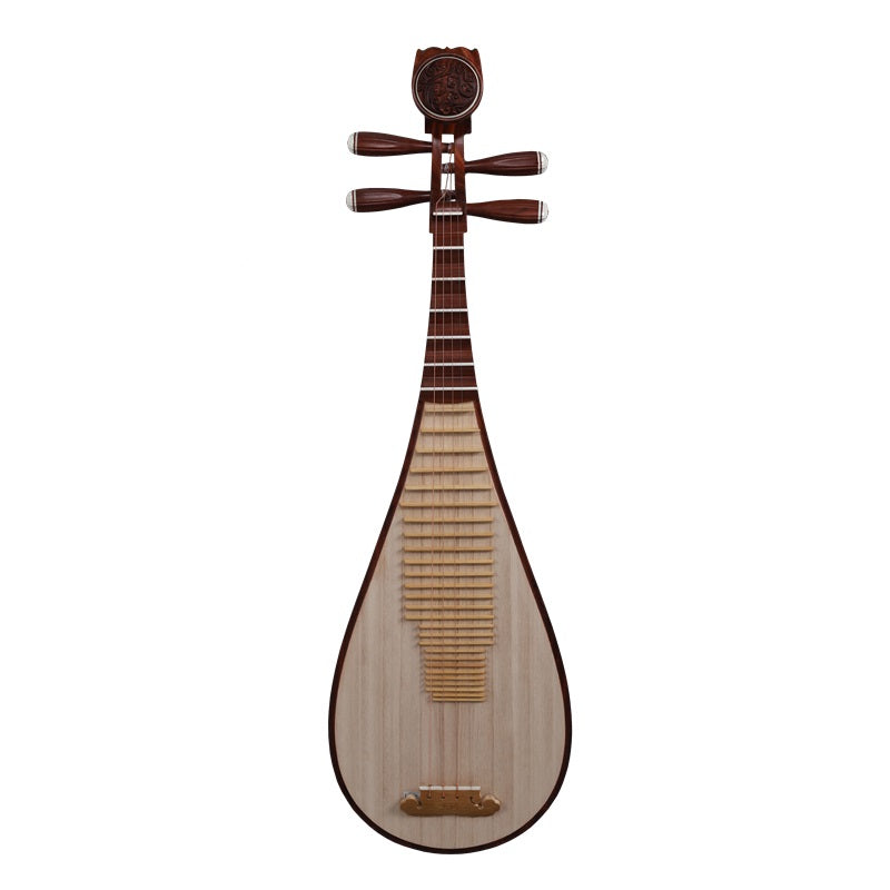 LANDTOM Yuehai Adult's Grade-A Zambian Rosewood (Pterocarpus tinctorius) Pipa 9116JZ-1 Designed for professional pipa performances elite-level players and collectors
