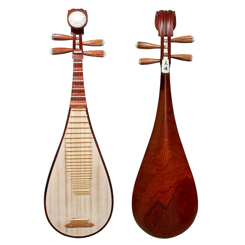 LANDTOM Yuehai Adult's Dalbergia latifolia (Indian Rosewood) Pipa 914 For Professional Performers, Musical Instrument Collectors