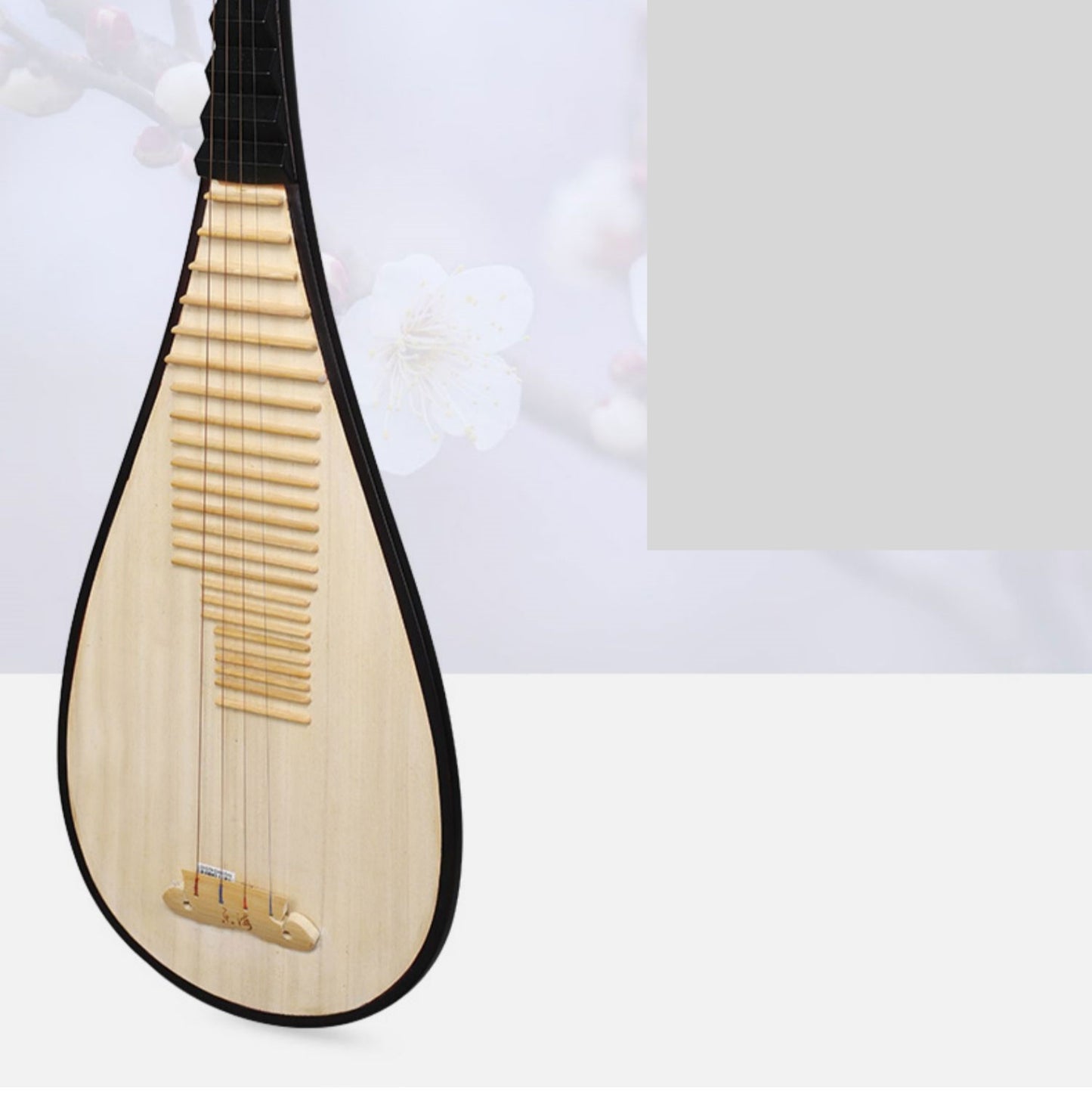 LANDTOM Yuehai Child's Hard Wood Pipa 901 For Children Beginners, Kid Amateurs