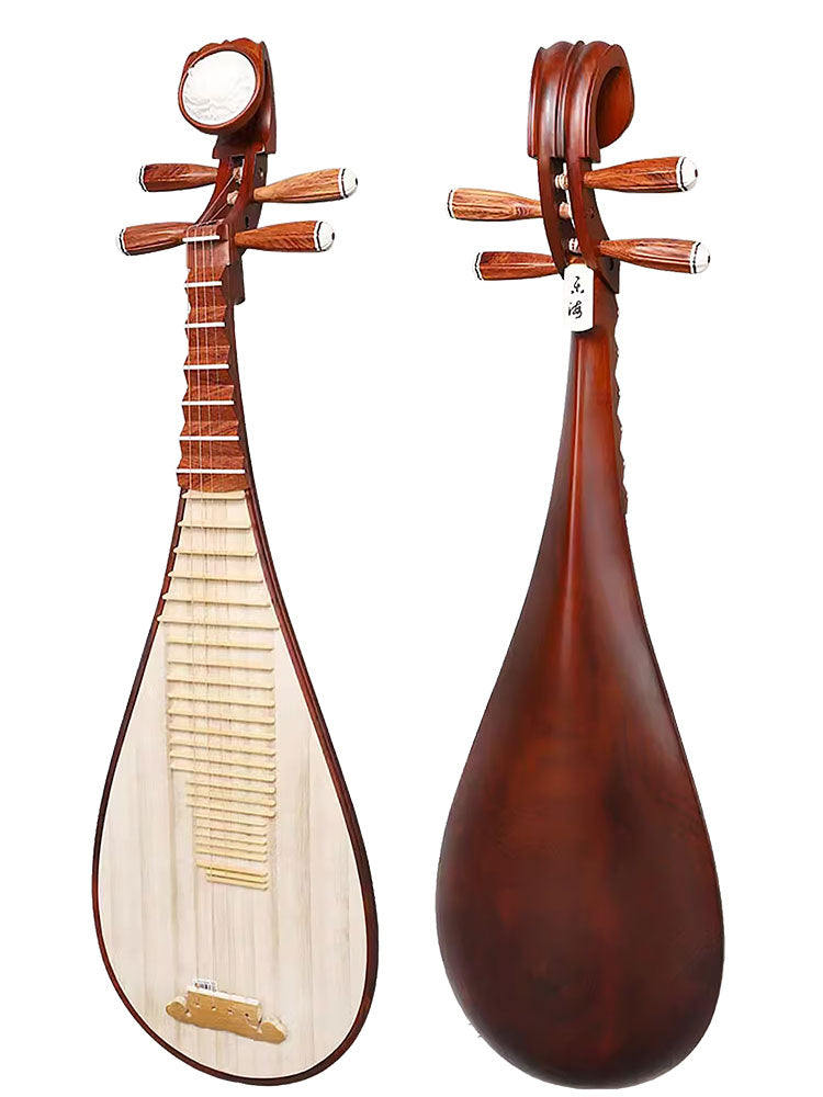 LANDTOM Yuehai Adult's Dalbergia latifolia (Indian Rosewood) Pipa 914 For Professional Performers, Musical Instrument Collectors