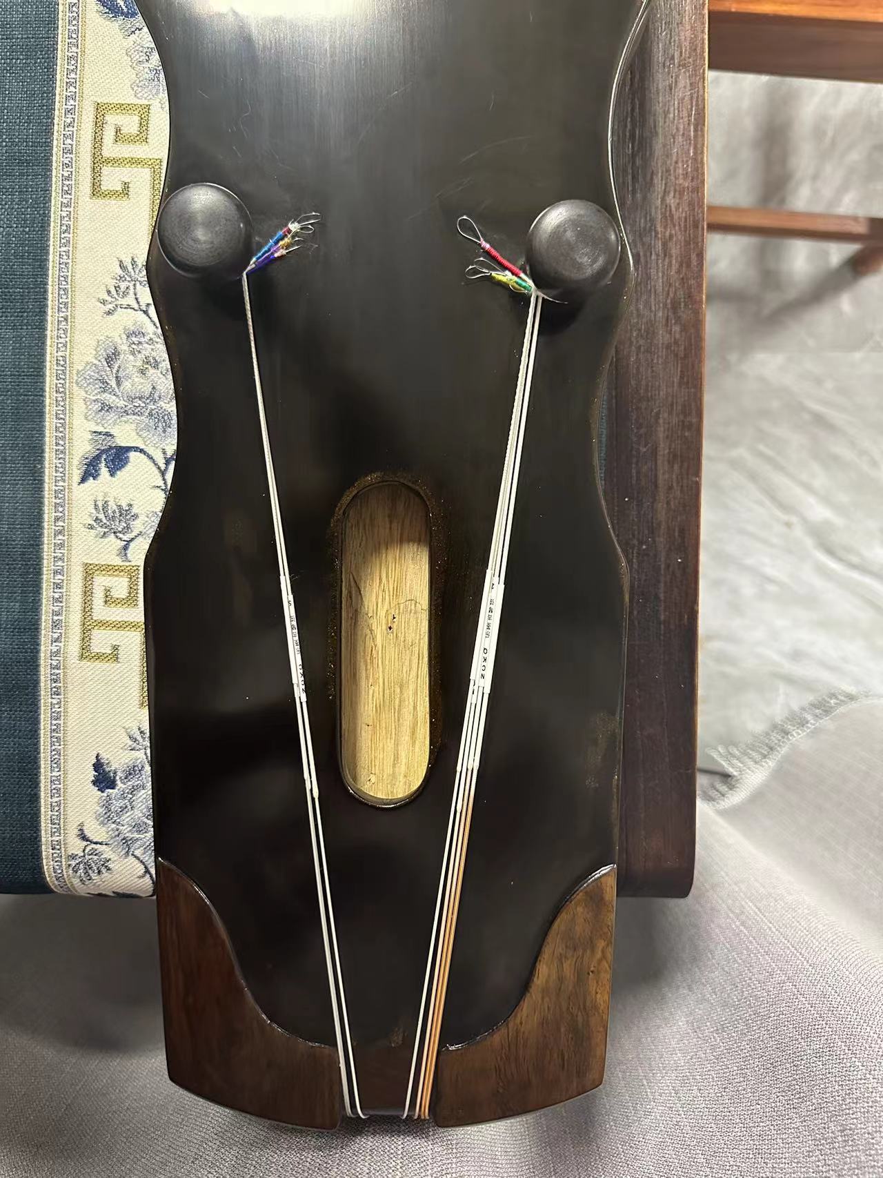 LANDTOM High-Level/Concert level pure handmade Zhongni style 100+ years aged wood Guqin/Chinese zither by famous master