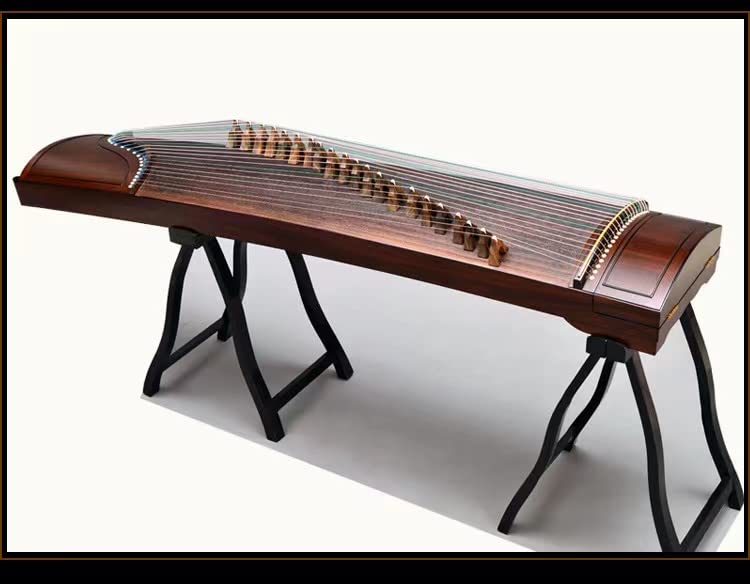 LANDTOM Professional/Concert Ebony Guzheng (163cm) of Plain style for senior, specialists, beginner with a buget