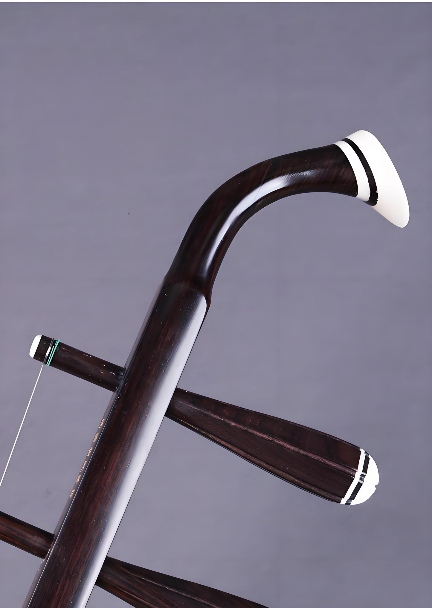 Wan Qixing(万其兴古月琴坊) Ebony Wood(黑檀) Erhu H206 – Professional Beginner Chinese Fiddle with Powerful Sound