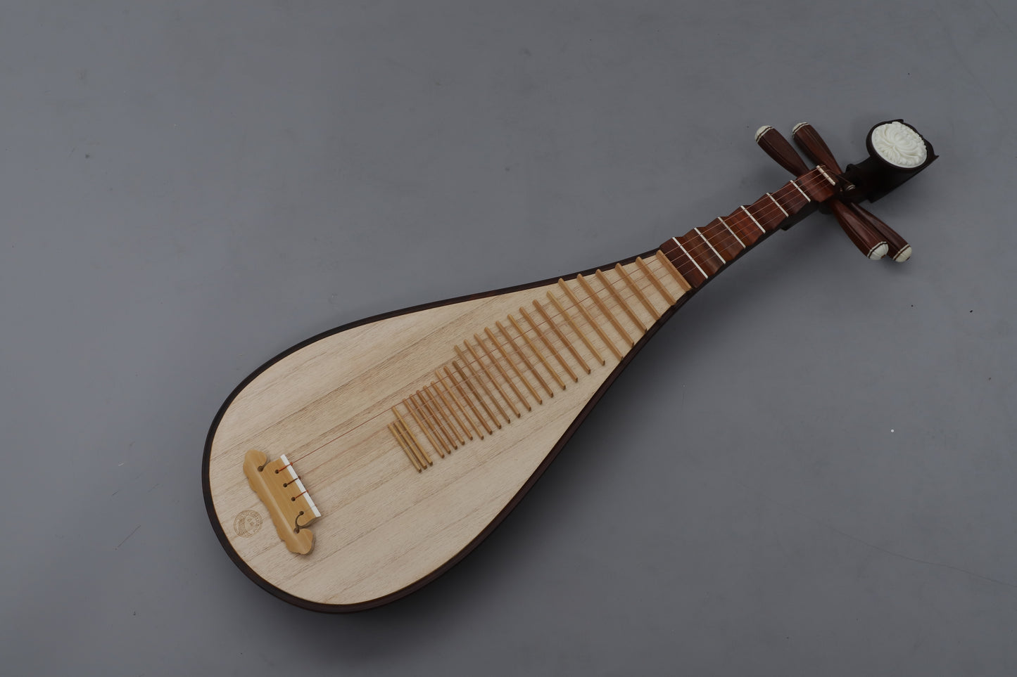 LANDTOM Yuehai Adult's Dalbergia retusa (Cocobolo Rosewood) Pipa 917 For Pipa Professional Performance, Collection