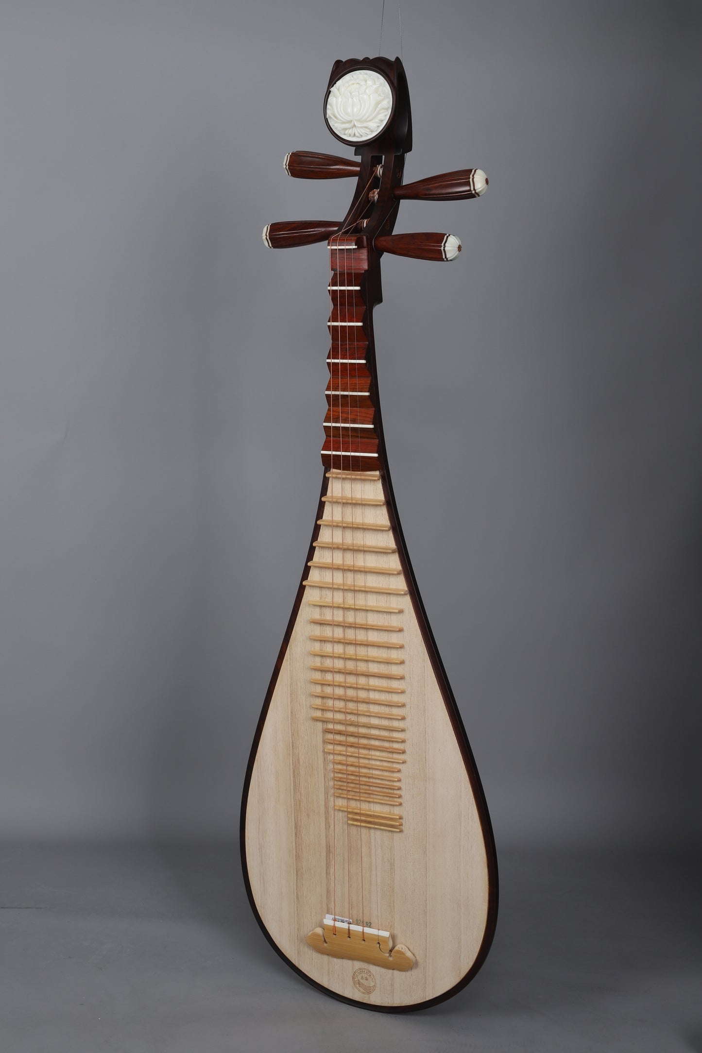LANDTOM Yuehai Adult's Dalbergia retusa (Cocobolo Rosewood) Pipa 917 For Pipa Professional Performance, Collection