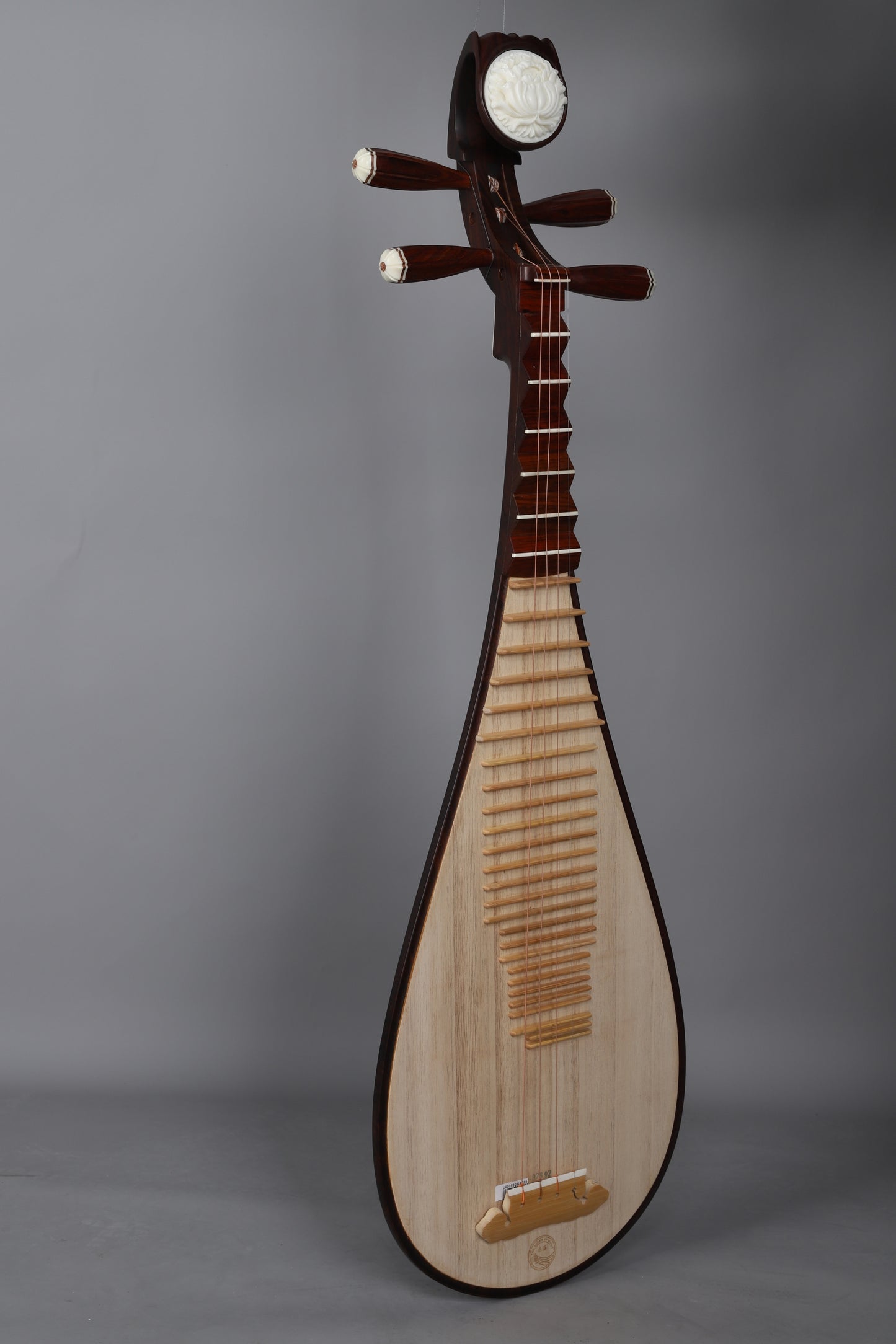 LANDTOM Yuehai Adult's Dalbergia retusa (Cocobolo Rosewood) Pipa 917 For Pipa Professional Performance, Collection