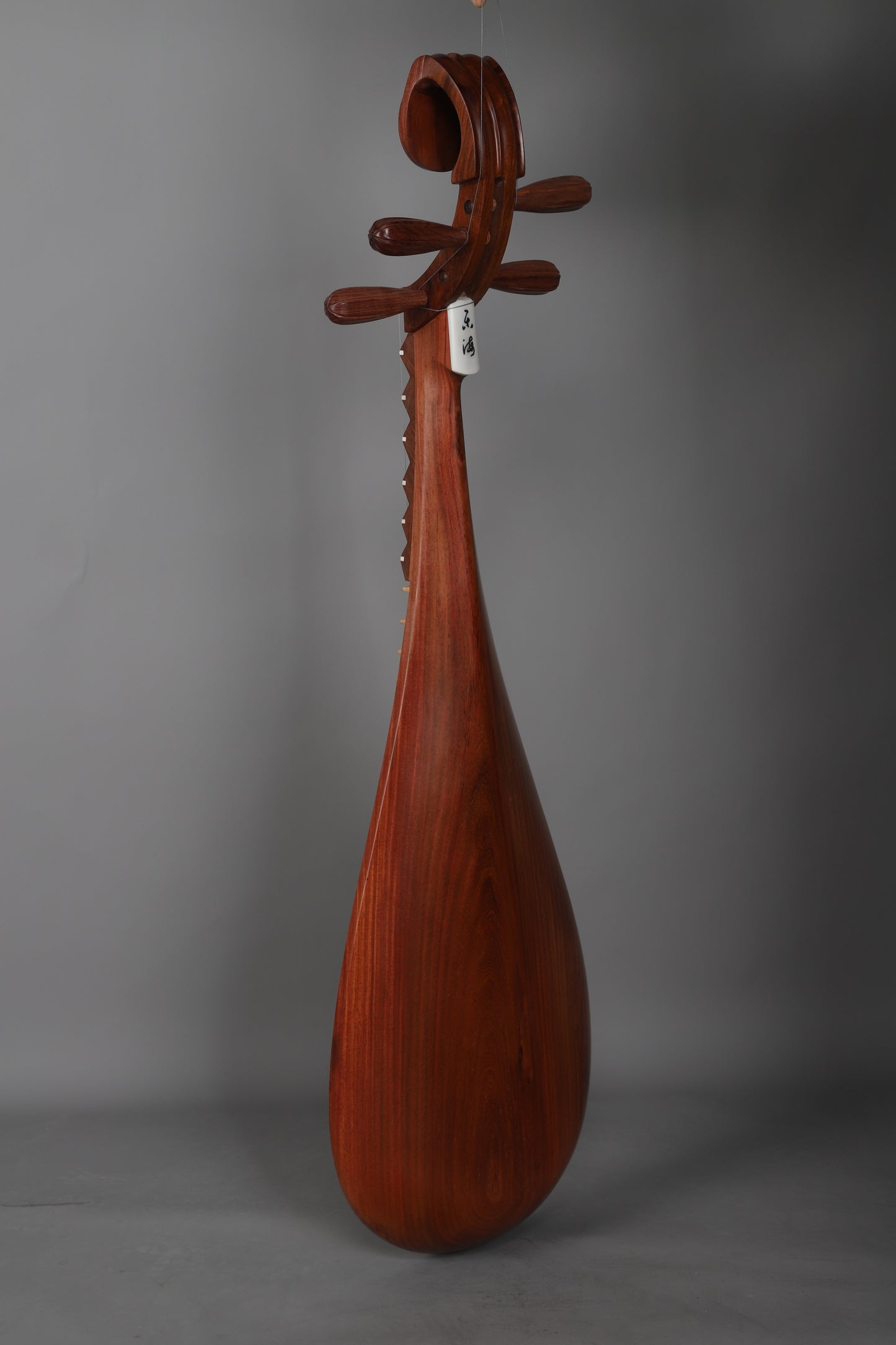 LANDTOM Yuehai Adult's Pterocarpus macrocarpus (Burma Padauk / Big-fruited Padauk) Pipa 9119 Designed for pipa performances and professional-grade examinations