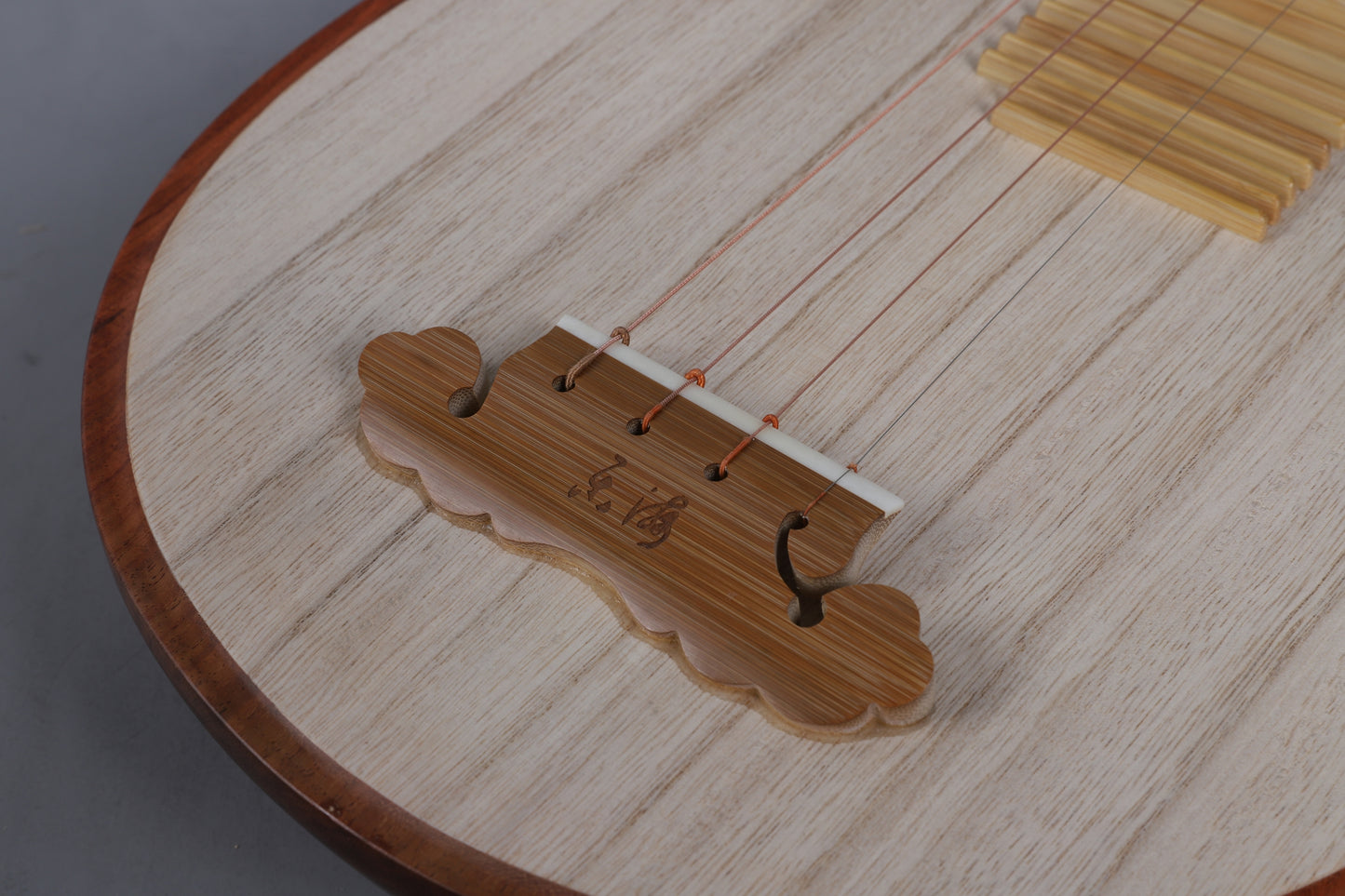LANDTOM Yuehai Adult's Pterocarpus macrocarpus (Burma Padauk / Big-fruited Padauk) Pipa 9119 Designed for pipa performances and professional-grade examinations