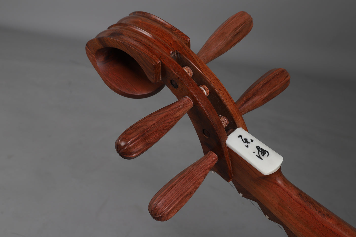 LANDTOM Yuehai Adult's Pterocarpus macrocarpus (Burma Padauk / Big-fruited Padauk) Pipa 9119 Designed for pipa performances and professional-grade examinations