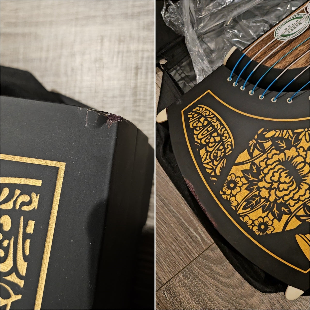 LANDTOM® Professional Paulownia Guzheng (163cm) for Adults/Children/beginner/Intermediate