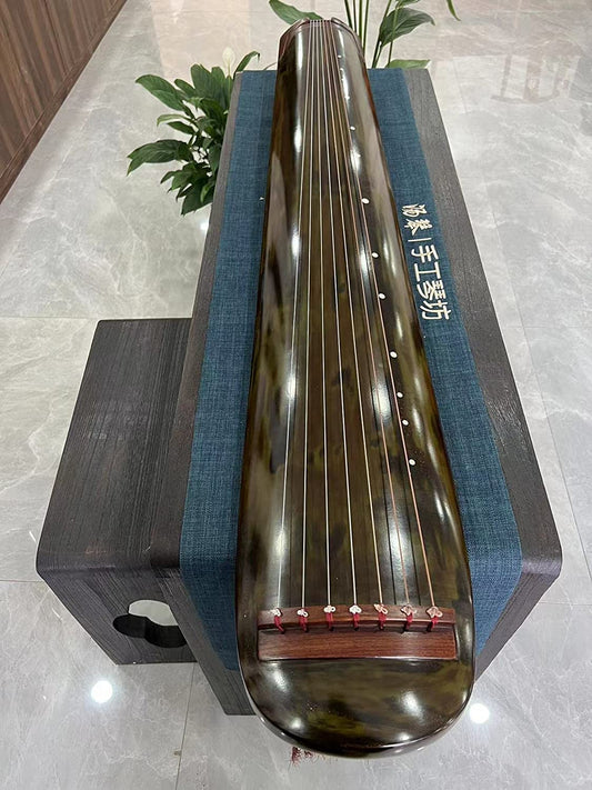LANDTOM Collection level pure handmade Hundun style a hundred years Fir Guqin/Chinese zither by famous master