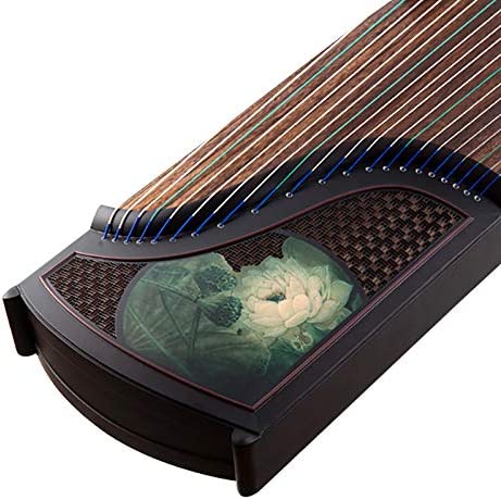 LANDTOM Professional Sandal and Paulownia Guzheng with Carved Shell (163cm) for Adults/Children/Senior/Intermediate/Beginner