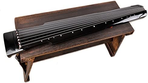 LANDTOM Lacquered Aged Paulownia Guqin - 7-string Chinese Zither (Zhongni Style)