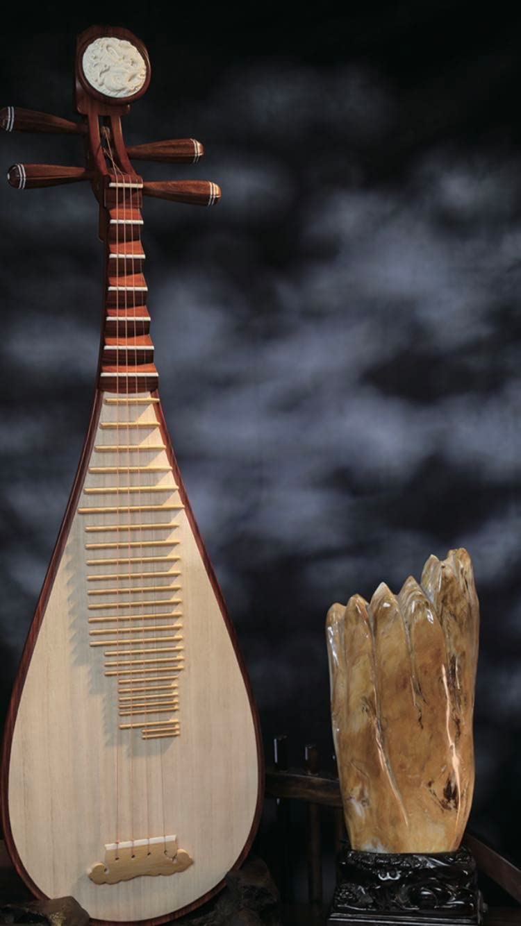 LANDTOM Concert and Colletion level Pau rosa (小叶红檀)Chinese Pipa/Chinese Stringed lute made by famous pipa master Tian JIanzhuang…