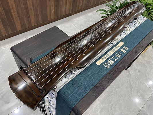 LANDTOM High-Level/Concert level pure handmade Fuxi style 100+ years Fir(杉木)Guqin/Chinese zither by famous master