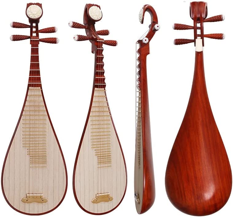 LANDTOM Entry level Rosewood(花梨) Chinese Lute Traditional National Stringed Instrument PiPa (adults-rosewood)…