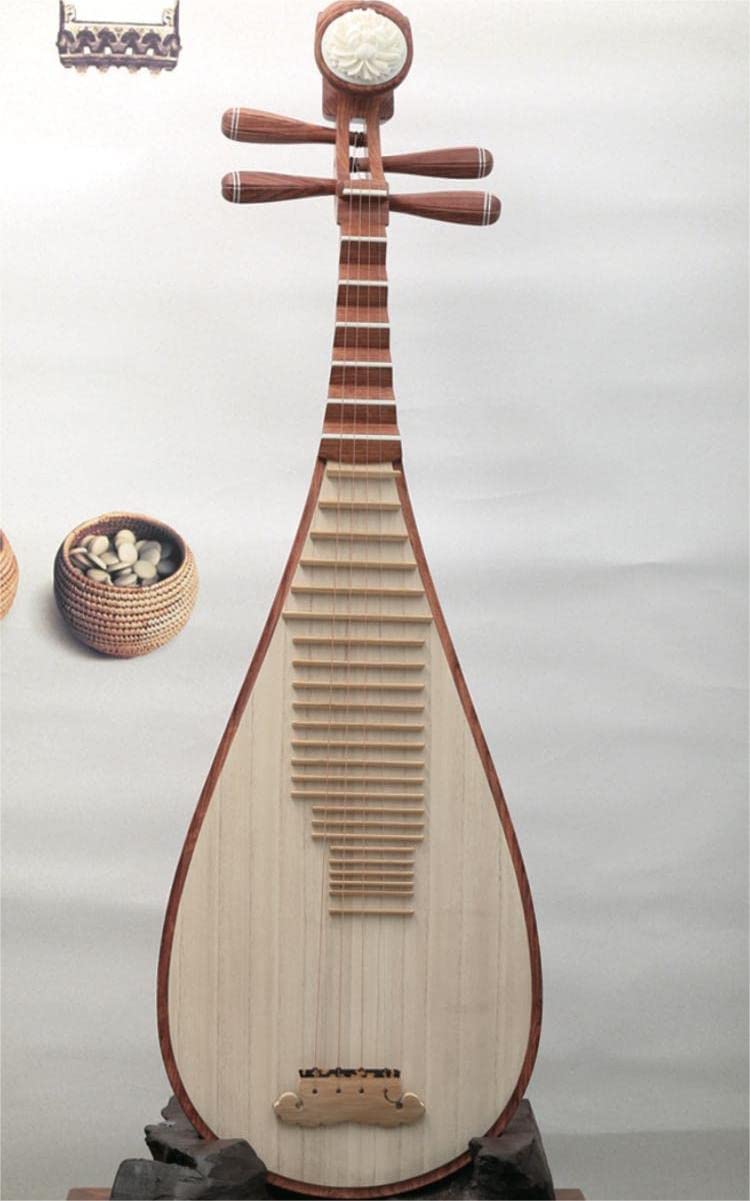 LANDTOM Concert and Colletion level Burma Rosewood Chinese Pipa/Chinese Stringed lute made by famous pipa master Tian JIanzhuang…