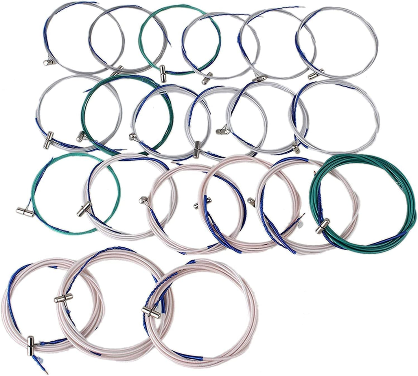 LANDTOM Chinese Guzheng Accessory Steel Wire and Nylon Guzheng String (1-10#)…