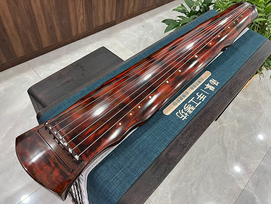 LANDTOM High Level/Concert level pure handmade Fuxi style 100 years Fir(杉木)Guqin/Chinese zither by famous master