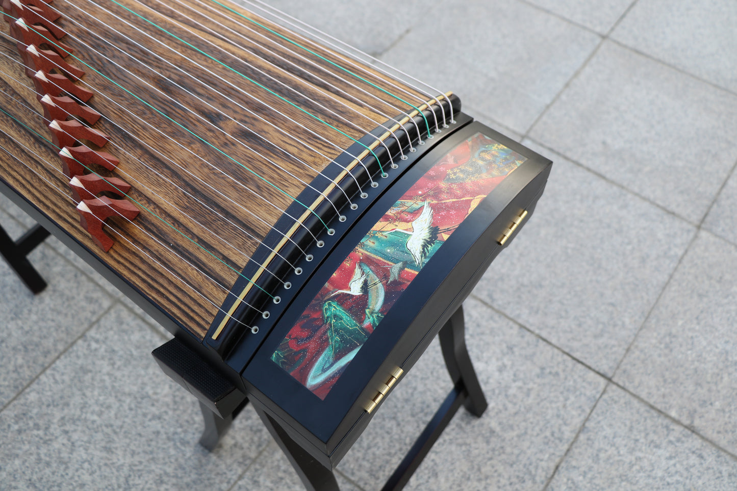 LANDTOM professional level 125cm/49.21'' travel guzheng for beginners/intermediates