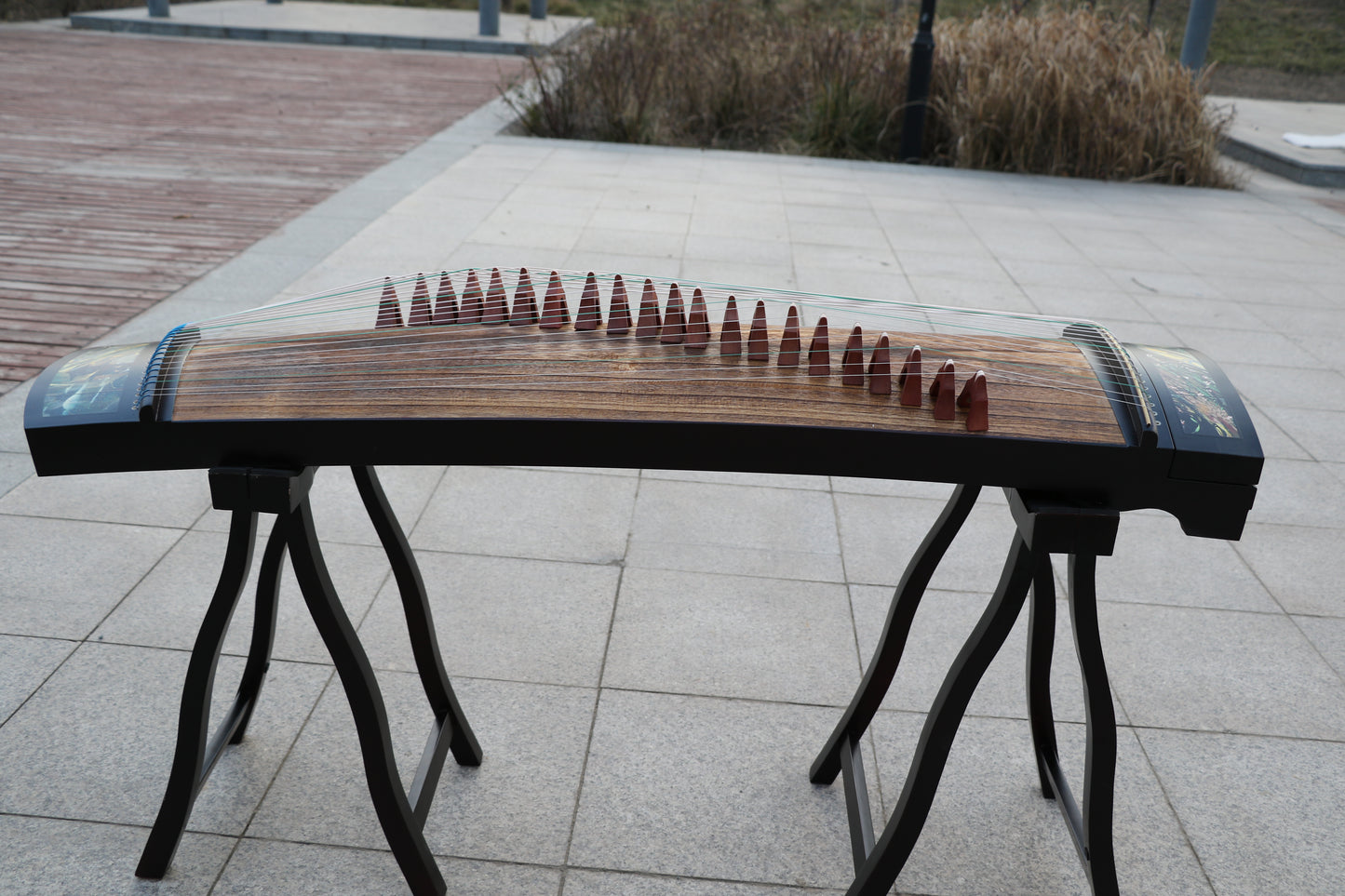 LANDTOM professional level 125cm/49.21'' travel guzheng for beginners/intermediates