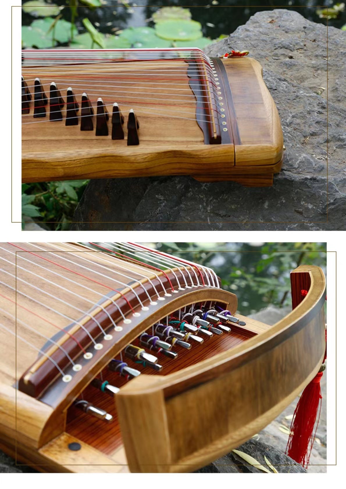 LANDTOM Professional performance grade Travel MINI Guzheng 100CM