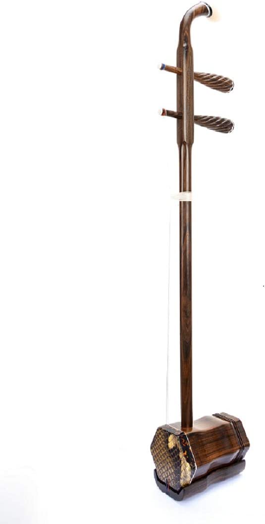 LANDTOM African Guibourtia Erhu Chinese 2-string Violin Fiddle Musical Instrument + Free Accessories…