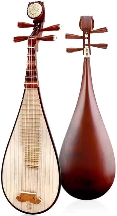 LANDTOM Professional Xing Hai brand Rosewood-Dalbergiaoliveri (老酸枝/学名奥氏黄檀) Chinese Lute Traditional Stringed Instrument PiPa for Adults 8914-1…