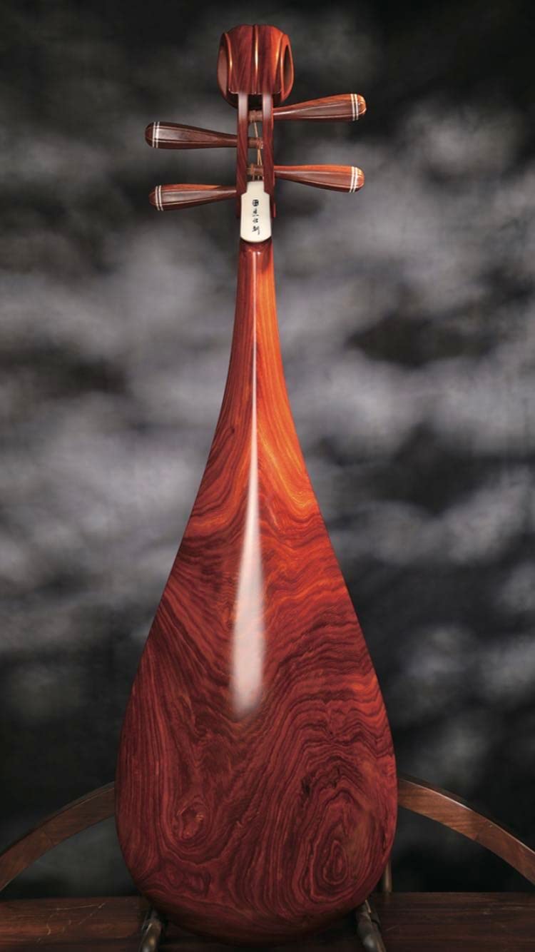 LANDTOM Concert and Colletion level Pau rosa (小叶红檀)Chinese Pipa/Chinese Stringed lute made by famous pipa master Tian JIanzhuang…
