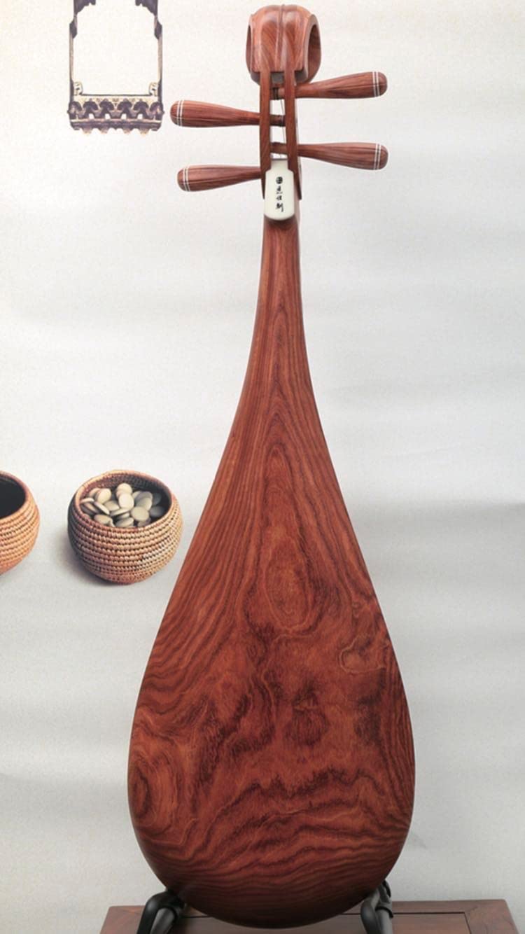 LANDTOM Concert and Colletion level Burma Rosewood Chinese Pipa/Chinese Stringed lute made by famous pipa master Tian JIanzhuang…