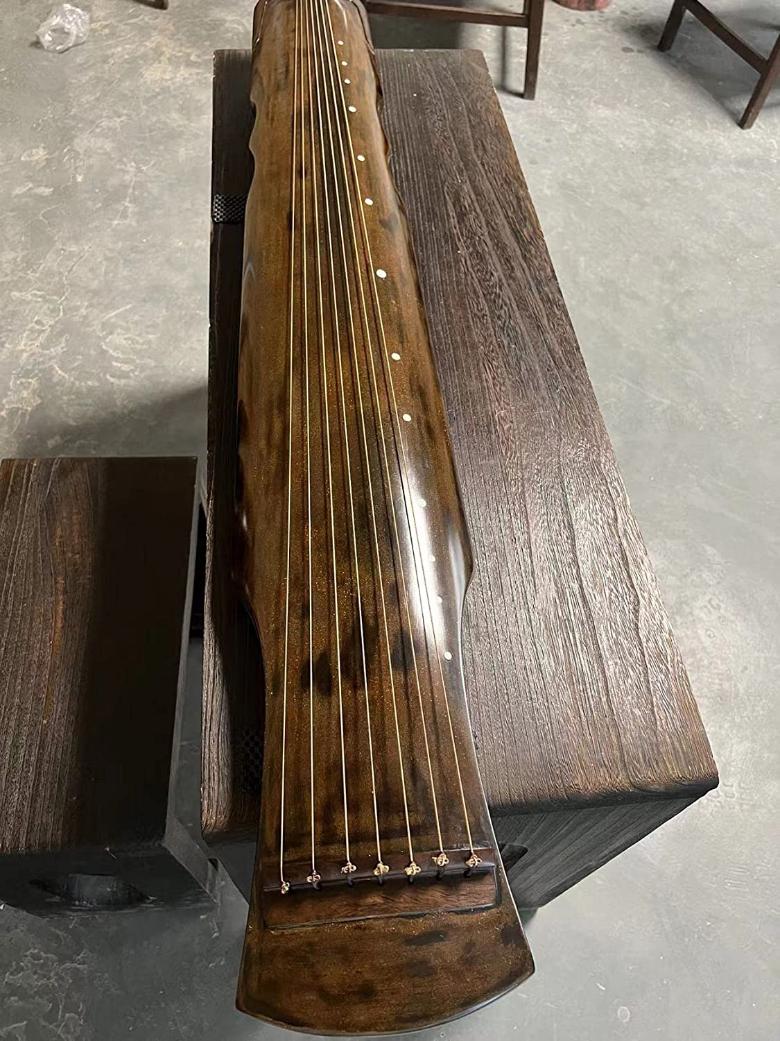 LANDTOM High-Level/concert level pure handmade Fuxi style Fir(杉木)Guqin/Chinese zither…