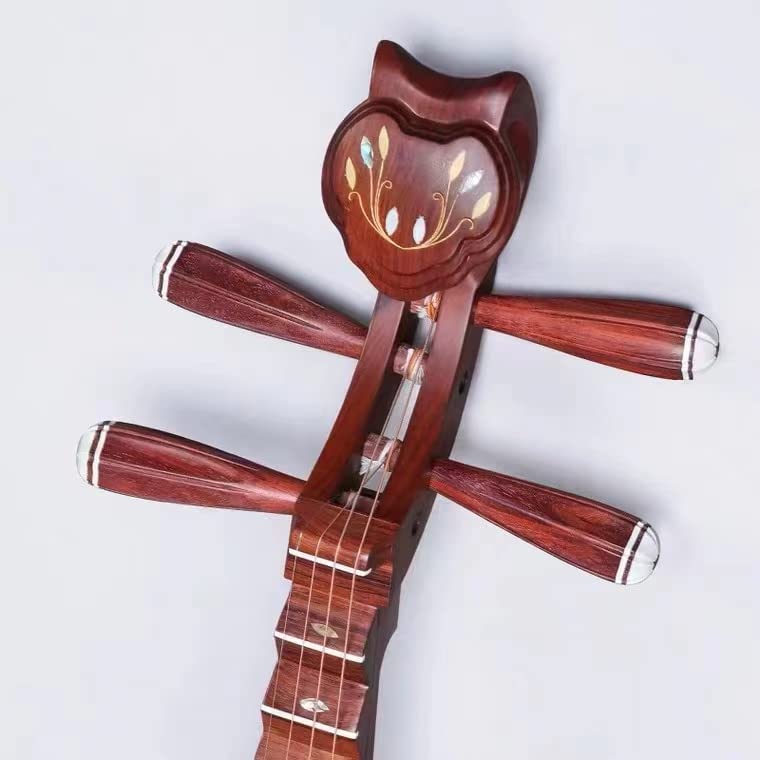 LANDTOM Professional Xing Hai/Yue Hai brand Dalbergiaoliveri (老酸枝/学名奥氏黄檀) Chinese Lute Traditional Stringed Instrument PiPa for Adults 914FH