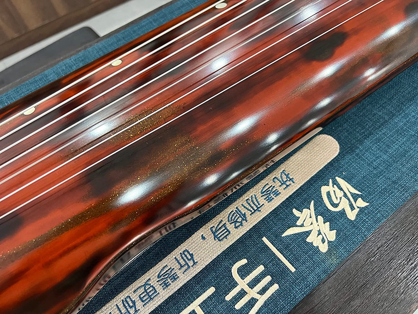 LANDTOM High Level/Concert level pure handmade Fuxi style 100 years Fir(杉木)Guqin/Chinese zither by famous master