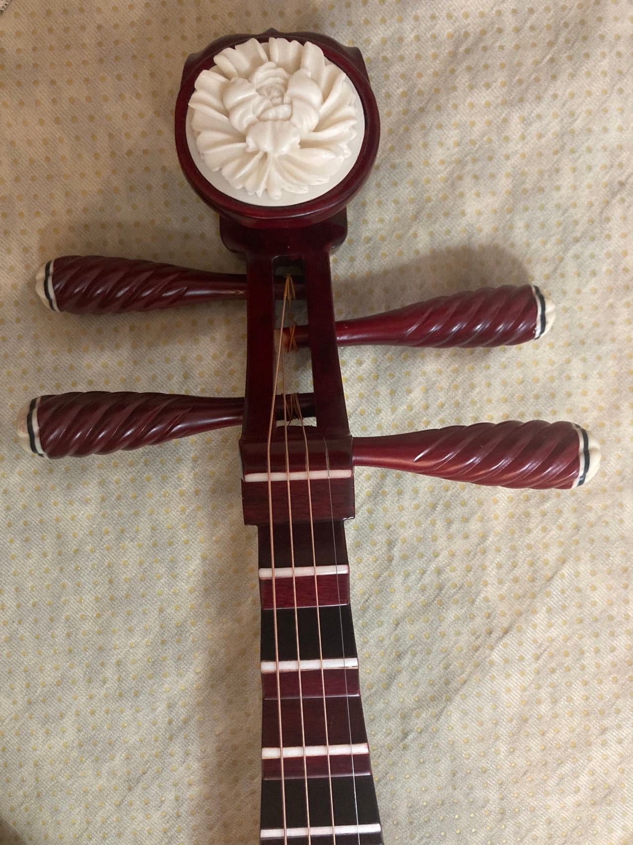 LANDTOM Professional Hardwood Chinese Lute Traditional National Stringed Instrument PiPa (B-engraved bamboo)…