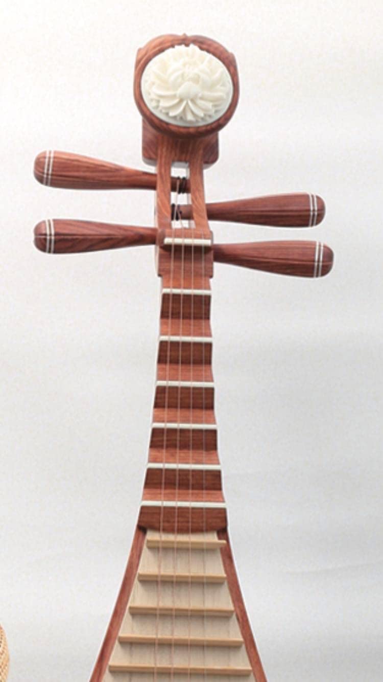 LANDTOM Concert and Colletion level Burma Rosewood Chinese Pipa/Chinese Stringed lute made by famous pipa master Tian JIanzhuang…
