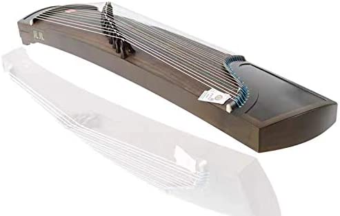 LANDTOM High Level Dragon and Phoenix Solid Nanmu with Plain Picture Guzheng (163cm) for Adults/Children/Senior/Intermediate/Beginner(N0.8813) …