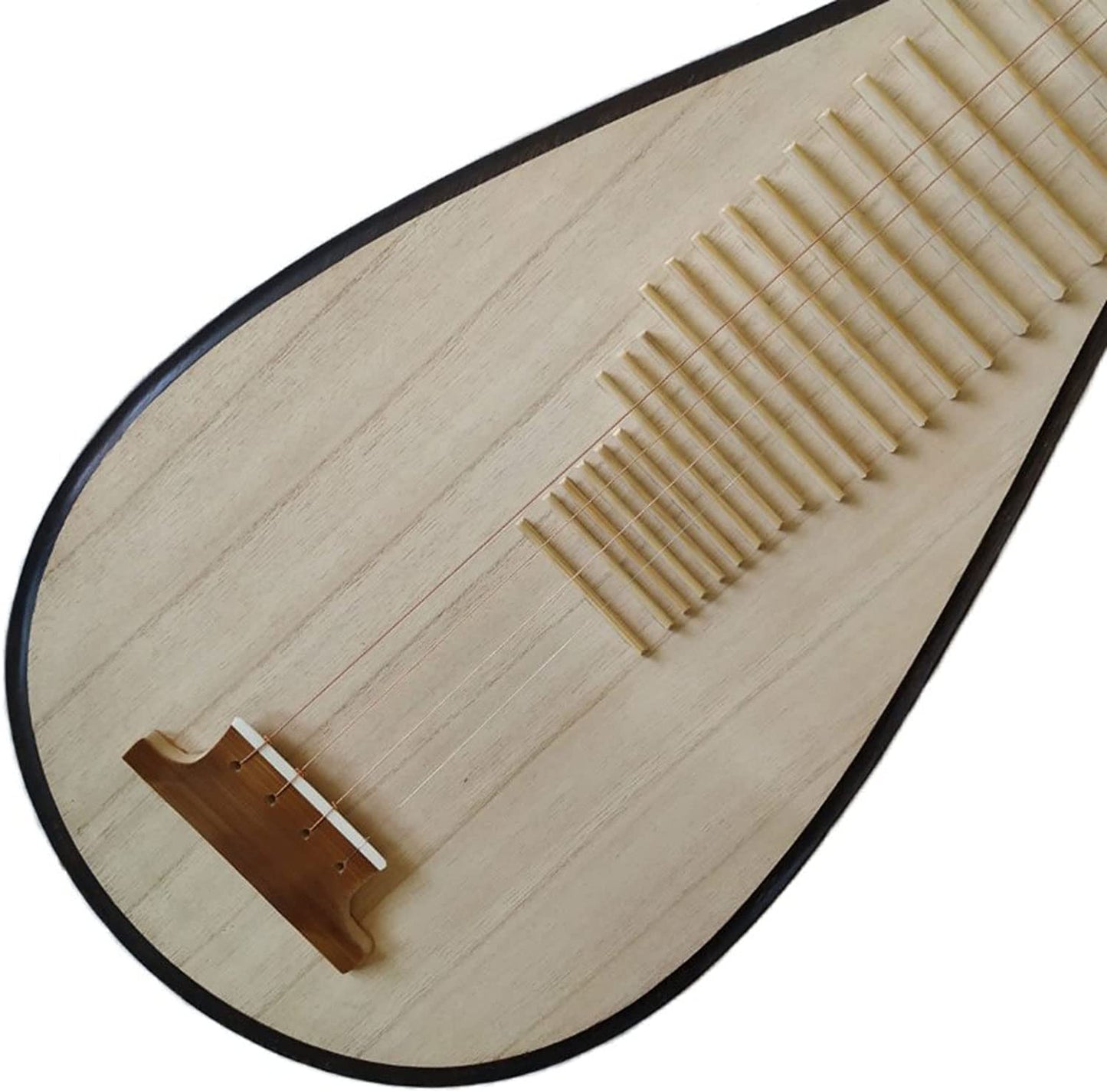 LANDTOM Professional Chicken-Wing Wood Chinese Lute Traditional National Stringed Instrument Pipa for Adults