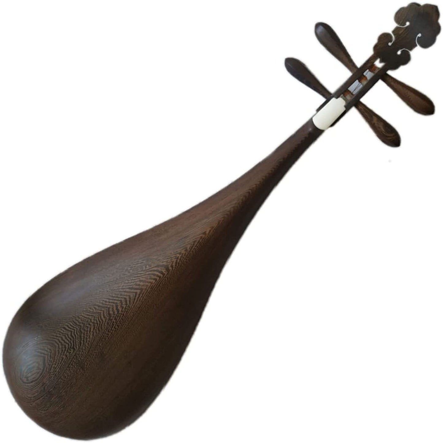 LANDTOM Professional Chicken-Wing Wood Chinese Lute Traditional National Stringed Instrument Pipa for Adults