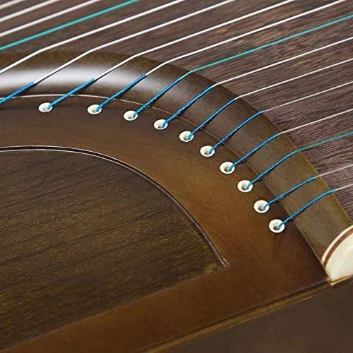 LANDTOM High Level Dragon and Phoenix Solid Nanmu with Plain Picture Guzheng (163cm) for Adults/Children/Senior/Intermediate/Beginner(N0.8813) …