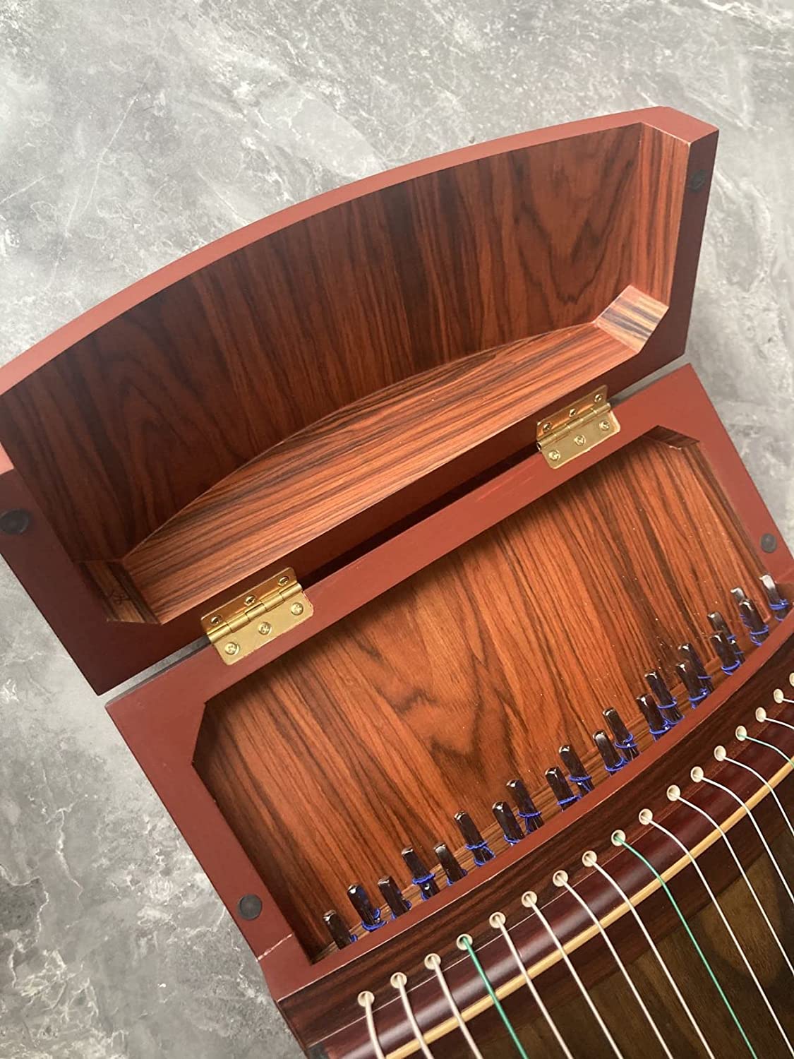 LANDTOM Professional Paulownia Guzheng (163cm) for Adults/Beginner/Intermediate (Paulownia) (A)…