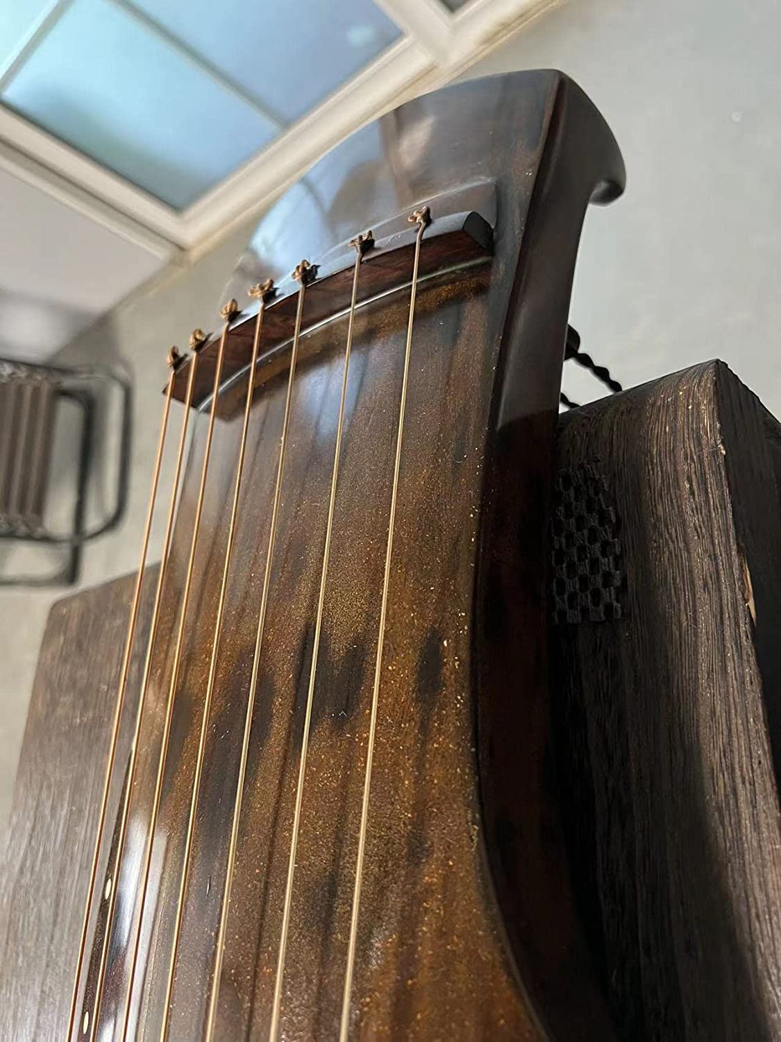 LANDTOM High-Level/concert level pure handmade Fuxi style Fir(杉木)Guqin/Chinese zither…