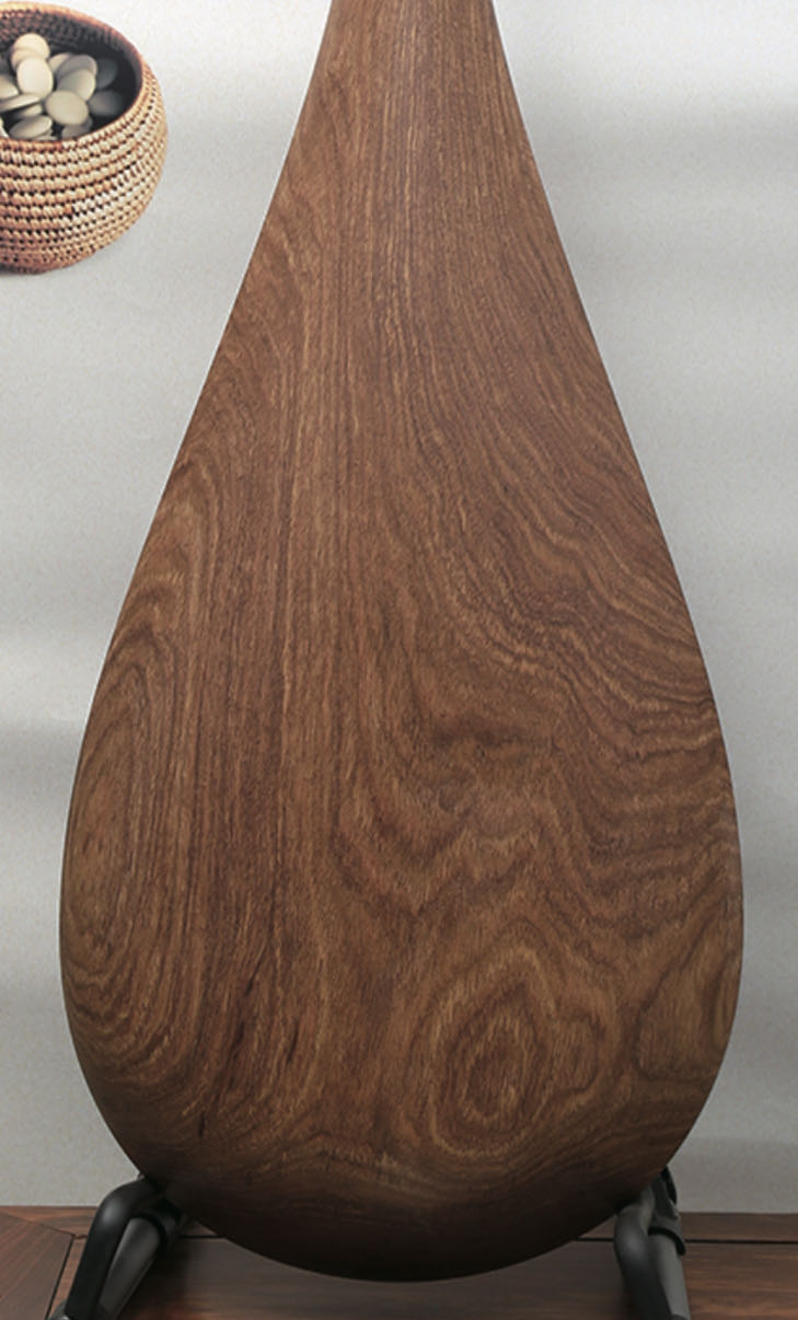 LANDTOM Concert and Colletion Level Rosewood-Dalbergiaoliveri Pipa for Musicians Chinese Pipa/Chinese Stringed Lute Made by Famous Pipa Master Tian JIanzhuang